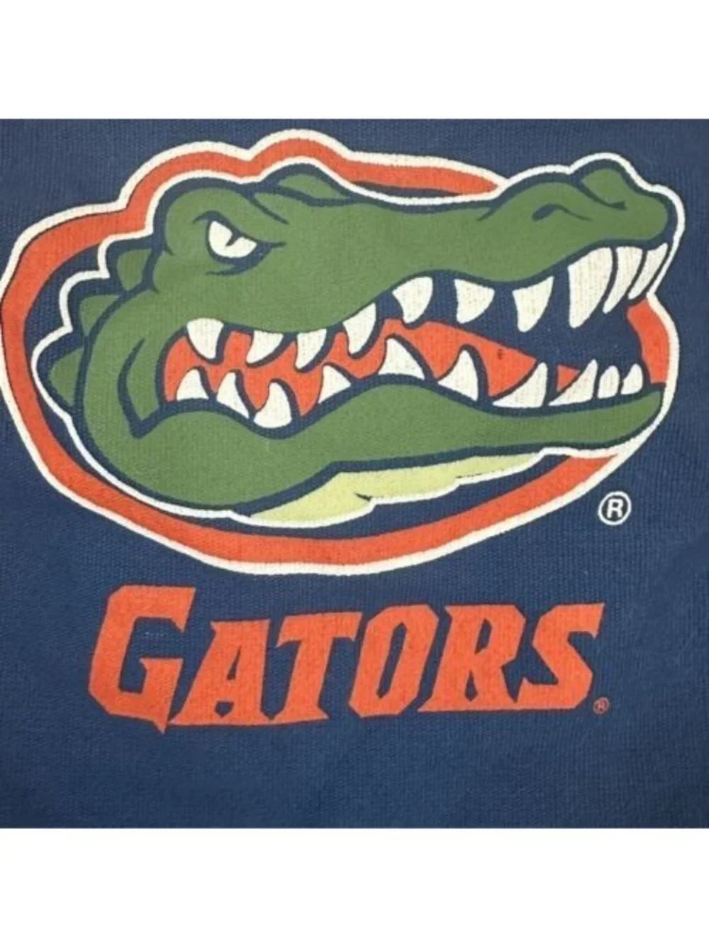Florida (UF) Gators Tote Bag Canvas Tailgate Bag Inside Zipper Pocket 13x20 NCAA